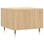 Mesa de centro madera contrachapada roble Sonoma 50x50x40 cm de vidaXL, Mesas de centro - Ref: Foro24-829354, Precio: 38,70 €...