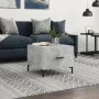 Mesa de centro madera de ingeniería gris hormigón 50x50x40 cm de vidaXL, Mesas de centro - Ref: Foro24-829404, Precio: 40,04 ...