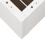 Jardinera madera maciza de pino blanco 60x60x72 cm