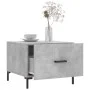 Mesa de centro madera de ingeniería gris hormigón 50x50x40 cm de vidaXL, Mesas de centro - Ref: Foro24-829404, Precio: 40,04 ...