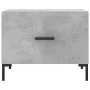 Mesa de centro madera de ingeniería gris hormigón 50x50x40 cm de vidaXL, Mesas de centro - Ref: Foro24-829404, Precio: 40,04 ...