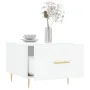 Mesa de centro madera de ingeniería blanca 50x50x40 cm de vidaXL, Mesas de centro - Ref: Foro24-829364, Precio: 38,66 €, Desc...