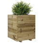 Jardinera madera de pino impregnada 60x60x72 cm