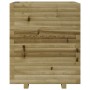 Jardinera madera de pino impregnada 60x60x72 cm