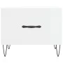 Engineered wood white gloss coffee table 50x50x40 cm by vidaXL, Coffee table - Ref: Foro24-829384, Price: 42,41 €, Discount: %