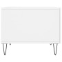Couchtisch aus Holzwerkstoff glänzend weiß 50x50x40 cm von vidaXL, Couchtisch - Ref: Foro24-829384, Preis: 42,80 €, Rabatt: %