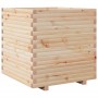 Jardinera madera maciza de pino 70x70x72 cm