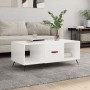 Couchtisch aus glänzend weißem Sperrholz, 102 x 50 x 40 cm von vidaXL, Couchtisch - Ref: Foro24-829270, Preis: 47,84 €, Rabat...