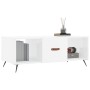 Glossy white plywood coffee table 102x50x40 cm by vidaXL, Coffee table - Ref: Foro24-829270, Price: 47,84 €, Discount: %
