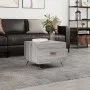 Engineered wood Sonoma gray coffee table 50x50x40 cm by vidaXL, Coffee table - Ref: Foro24-829344, Price: 39,75 €, Discount: %