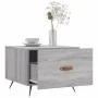 Engineered wood Sonoma gray coffee table 50x50x40 cm by vidaXL, Coffee table - Ref: Foro24-829344, Price: 39,75 €, Discount: %