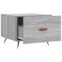 Engineered wood Sonoma gray coffee table 50x50x40 cm by vidaXL, Coffee table - Ref: Foro24-829344, Price: 40,15 €, Discount: %