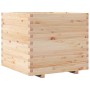 Jardinera madera maciza de pino 80x80x72 cm
