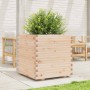 Jardinera madera maciza de pino 80x80x72 cm