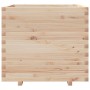 Jardinera madera maciza de pino 80x80x72 cm