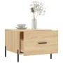 Mesa de centro madera contrachapada roble Sonoma 50x50x40 cm de vidaXL, Mesas de centro - Ref: Foro24-829418, Precio: 42,40 €...