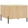 Mesa de centro madera contrachapada roble Sonoma 50x50x40 cm de vidaXL, Mesas de centro - Ref: Foro24-829418, Precio: 42,40 €...