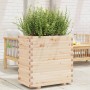 Jardinera madera maciza de pino 70x40x72 cm