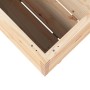Jardinera madera maciza de pino 70x40x72 cm