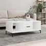 Couchtisch aus weißem Sperrholz, 102 x 50 x 40 cm von vidaXL, Couchtisch - Ref: Foro24-829300, Preis: 53,26 €, Rabatt: %