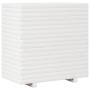 Jardinera de madera maciza de pino blanca 70x40x72 cm