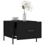 Mesa de centro madera contrachapada negro 50x50x40 cm de vidaXL, Mesas de centro - Ref: Foro24-829414, Precio: 42,57 €, Descu...