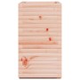 Jardinera madera maciza de abeto Douglas 70x40x72 cm