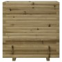 Jardinera madera de pino impregnada 70x40x72 cm