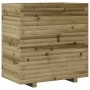 Jardinera madera de pino impregnada 70x40x72 cm