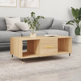Couchtisch aus Sonoma-Eichensperrholz, 102 x 50 x 40 cm von vidaXL, Couchtisch - Ref: Foro24-829279, Preis: 46,92 €, Rabatt: %