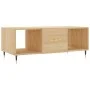 Mesa de centro madera contrachapada roble Sonoma 102x50x40 cm de vidaXL, Mesas de centro - Ref: Foro24-829279, Precio: 46,92 ...