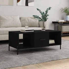 Couchtisch aus schwarzem Sperrholz, 102 x 50 x 40 cm von vidaXL, Couchtisch - Ref: Foro24-829309, Preis: 52,90 €, Rabatt: %