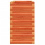 Jardinera madera maciza de pino marrón cera 110x40x72 cm