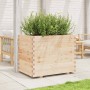 Jardinera madera maciza de pino 90x60x72 cm