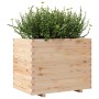 Jardinera madera maciza de pino 90x60x72 cm