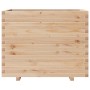 Jardinera madera maciza de pino 90x60x72 cm