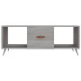 Sonoma Couchtisch aus grauem Sperrholz 102x50x40 cm von vidaXL, Couchtisch - Ref: Foro24-829274, Preis: 49,36 €, Rabatt: %