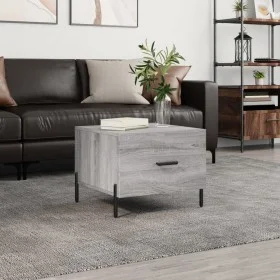 Mesa de centro madera contrachapada gris Sonoma 50x50x40 cm de vidaXL, Mesas de centro - Ref: Foro24-829424, Precio: 43,43 €,...
