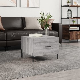 Sonoma-Couchtisch aus grauem Sperrholz, 50 x 50 x 40 cm von vidaXL, Couchtisch - Ref: Foro24-829424, Preis: 43,81 €, Rabatt: %