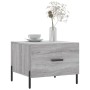 Mesa de centro madera contrachapada gris Sonoma 50x50x40 cm de vidaXL, Mesas de centro - Ref: Foro24-829424, Precio: 43,77 €,...