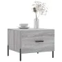 Mesa de centro madera contrachapada gris Sonoma 50x50x40 cm de vidaXL, Mesas de centro - Ref: Foro24-829424, Precio: 43,43 €,...
