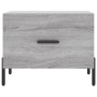 Mesa de centro madera contrachapada gris Sonoma 50x50x40 cm de vidaXL, Mesas de centro - Ref: Foro24-829424, Precio: 43,77 €,...