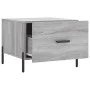 Mesa de centro madera contrachapada gris Sonoma 50x50x40 cm de vidaXL, Mesas de centro - Ref: Foro24-829424, Precio: 43,43 €,...