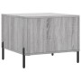 Mesa de centro madera contrachapada gris Sonoma 50x50x40 cm de vidaXL, Mesas de centro - Ref: Foro24-829424, Precio: 43,77 €,...