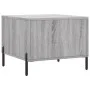 Mesa de centro madera contrachapada gris Sonoma 50x50x40 cm de vidaXL, Mesas de centro - Ref: Foro24-829424, Precio: 43,43 €,...