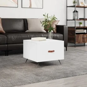 White engineered wood coffee table 50x50x40 cm by vidaXL, Coffee table - Ref: Foro24-829332, Price: 41,09 €, Discount: %