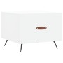 Weißer Couchtisch aus Holzwerkstoff, 50 x 50 x 40 cm von vidaXL, Couchtisch - Ref: Foro24-829332, Preis: 41,45 €, Rabatt: %