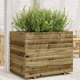 Jardinera madera de pino impregnada 90x60x72 cm