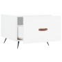 Weißer Couchtisch aus Holzwerkstoff, 50 x 50 x 40 cm von vidaXL, Couchtisch - Ref: Foro24-829332, Preis: 41,45 €, Rabatt: %