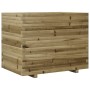 Jardinera madera de pino impregnada 90x60x72 cm
